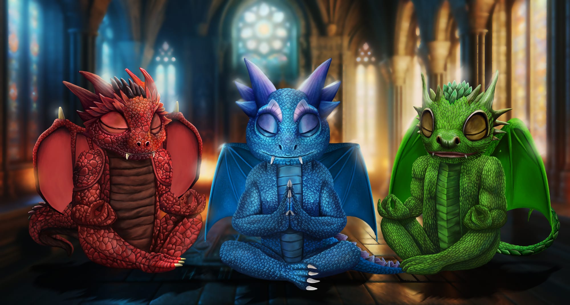 The Dragons Are Meditating