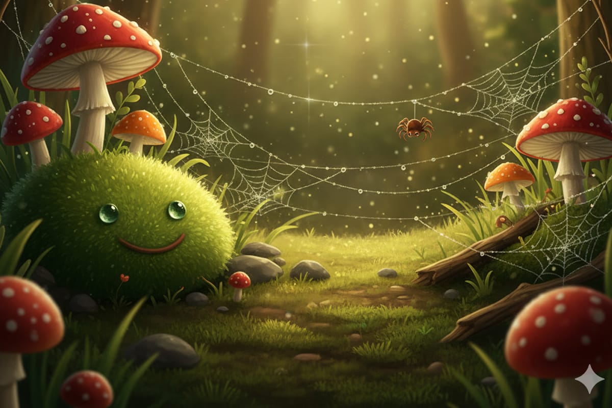 The Rules of an Unseen Neighborhood Watch: What Moss, Mushrooms, and Cobwebs Are Really Doing