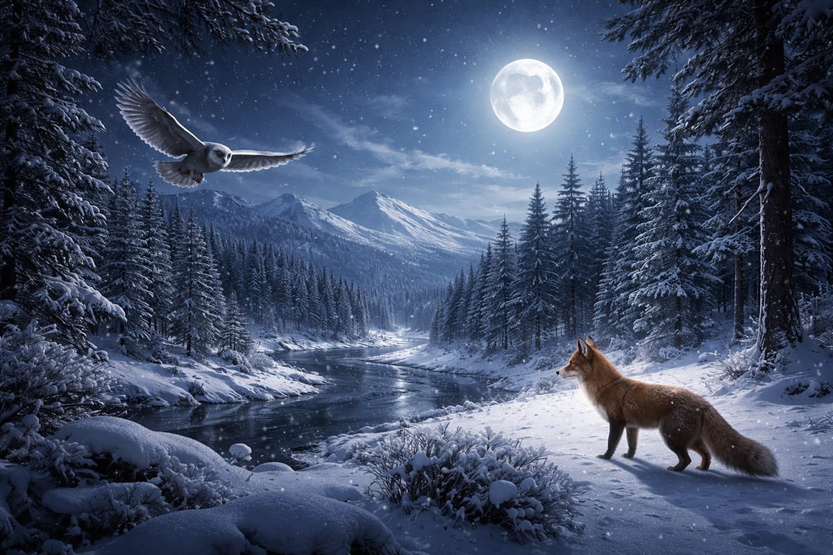 The Quiet Night: What Wildlife Is Doing While We Celebrate Christmas Eve