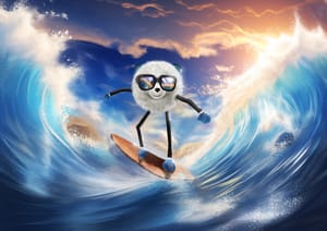 Fibby Wuzzly - Surfs Up!-cover