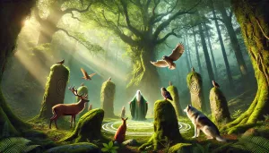The Druid's Circle: An Exploration of Human-Animal Communication and Natural Harmony-cover