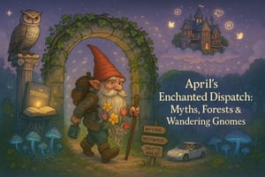 ๐ฟโจ The Enchanted April Roundup: Myths Unveiled, Gnomes Unleashed & Story Seeds Planted! ๐๐ธ-cover